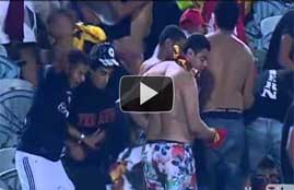 شغب جماهير الترجي 