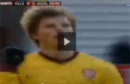 أهداف مباراة أستون فيلا وارسنال  