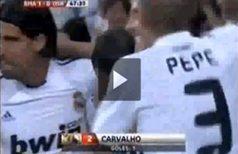 اهداف مباراه ريال مدريد و اوساسونا 