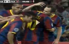  أهداف مباراة برشلونة وباناثينايكوس  