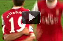  أهداف مباراة ارسنال وبراجا  