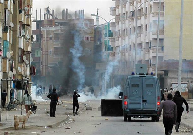 اشتباكات بين الأهالي وقوات الأمن عقب مقتل شاب على يد شرطي بالمنوفية