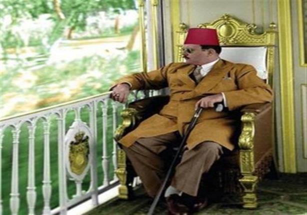 الملك فاروق فى القطار الملكي - صورة ملونة