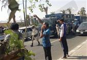بالصور..شرطة السويس تدفع بقوات الأمن المركزى لمنع التحرش بالملت...