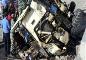 إصابة ضابط و10 جنود إثر انقلاب مدرعة عسكرية في جنوب سيناء إصابة ضابط و10 جنود إثر انقلاب مدرعة عسكرية في جنوب سيناء