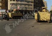 بالصور.. قوات الجيش تغلق ميدان التحرير عقب الاحتفال بذكرى نصر أ...