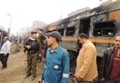 الصحة: ٢٥ مصابا في حريق قطار شبين الكوم