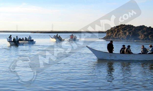 صور.. ضبط 26 مسلحاً ببورسعيد في حملة على بحيرة المنزلة