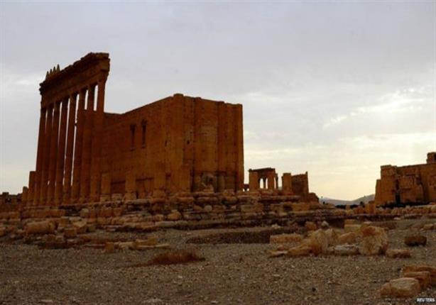 معبد بل الأثري في تدمر قبل تفجيره