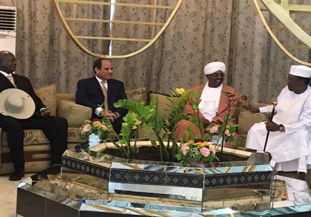 حضور السيسى الجلسه الختامية لمؤتمر الحوار الوطنى السودانى (2)