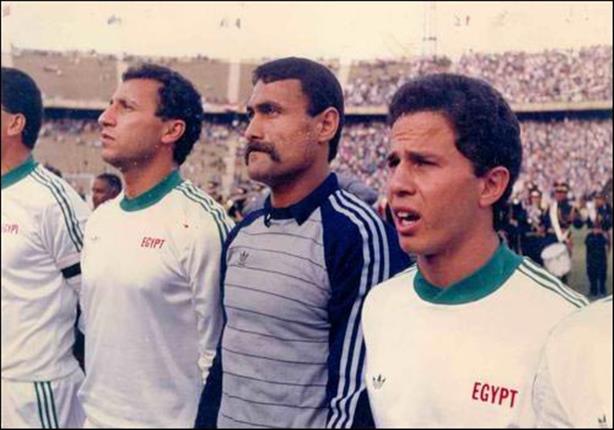 ثابت البطل مع منتخب مصر