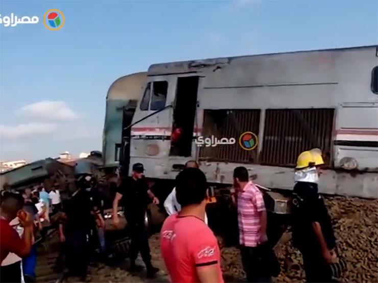 بالفيديو.. لحظة انتشال جثث ضحايا حادث قطاري الإسكندرية وإسعاف المصابين بالفيديو.. لحظة انتشال جثث ضحايا حادث قطاري الإسكندرية وإسعاف المصابين