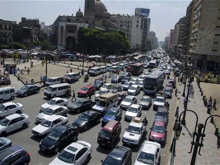حركة المرور.. كثافات مرورية بالمعادي والمنيل والهرم وكوبري أكتوبر حركة المرور.. كثافات مرورية بالمعادي والمنيل والهرم وكوبري أكتوبر
