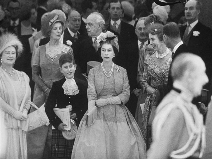 الأمير تشارلز في حفل زفاف خالته الأميرة مارجريت
