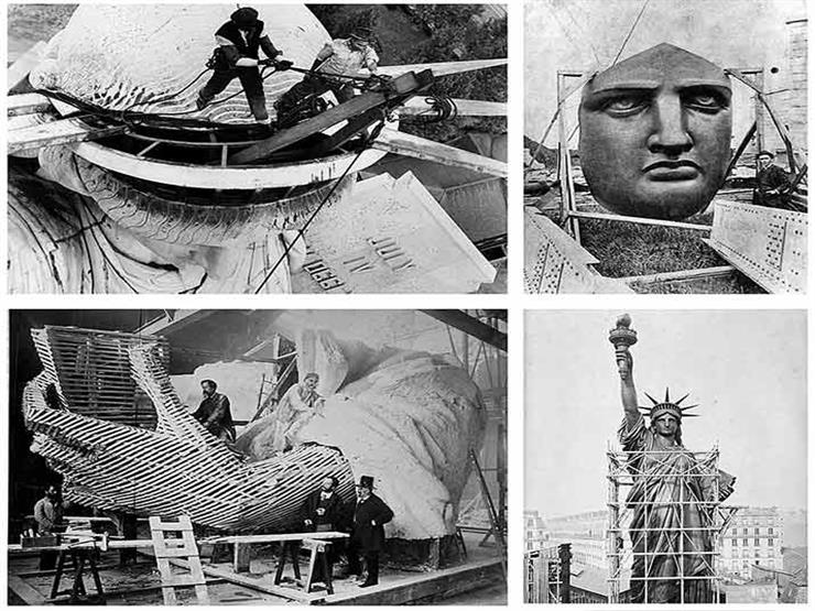 بناء تمثال الحرية