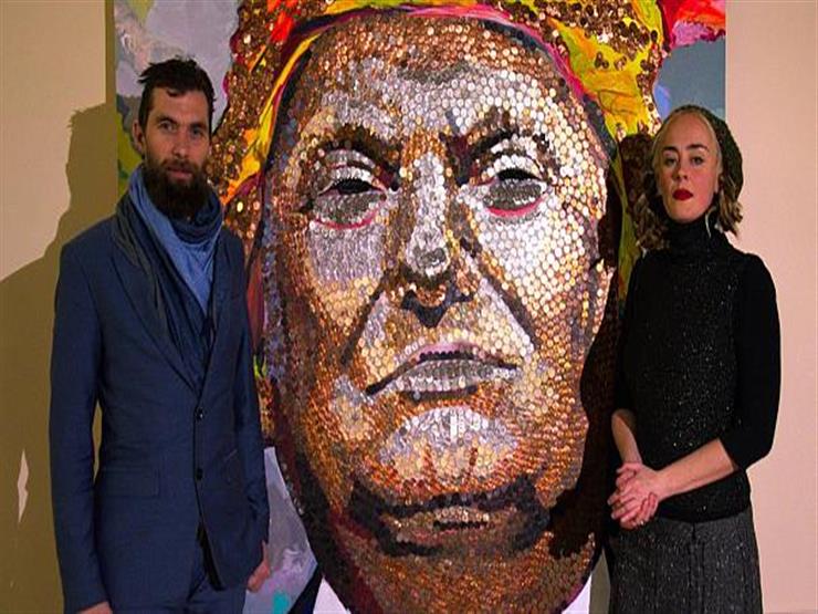 "وجه المال"... أوكرانيان يرسمان ترامب بالعملات المعدنية "وجه المال"... أوكرانيان يرسمان ترامب بالعملات المعدنية