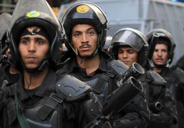 قوات الشرطة تشارك في خطة التأمين الذي يتولى الجيش المهمة الرئيسية لتنفيذها.