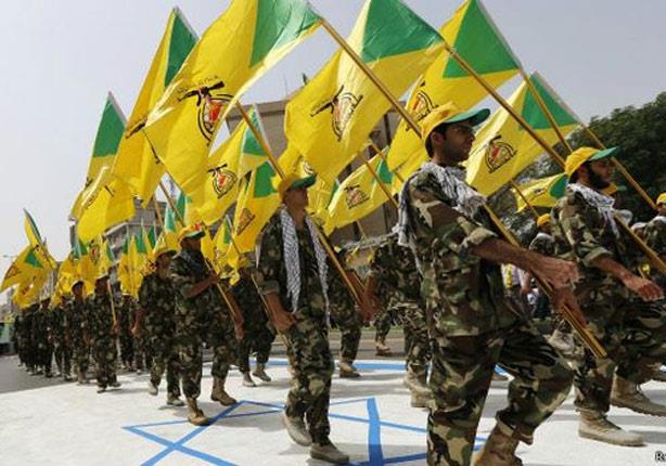 مقاتلون من كتائب حزب الله الشيعية في العراق المدعومة من إيران