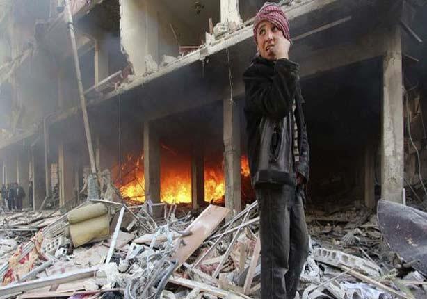 دمار وخراب جراء تعرضها لقصف طائرات النظام السوري