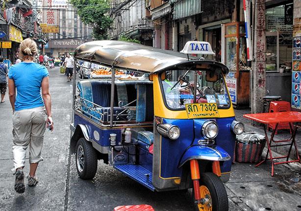 Taxi-in-Bangkok-Thailand