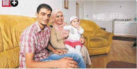 أسرة الطفلة السورية أنجيلا ميركل