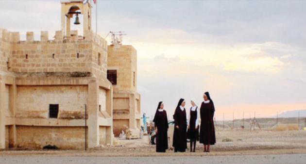 مشهد من الفيلم الفلسطيني "_السلام عليك يا مريم"_ المشارك في مهرجان كان السينمائي - (من المصدر)