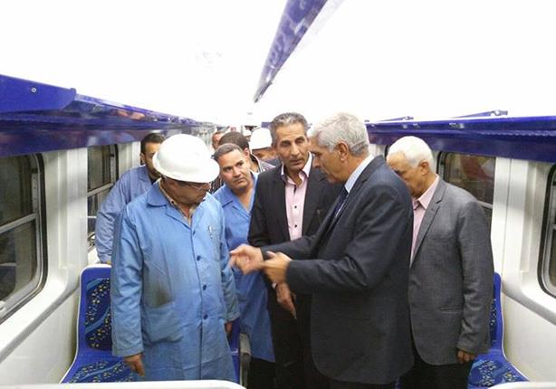  رئيس السكة الحديد يتفقد ورش كوم أبو راضي