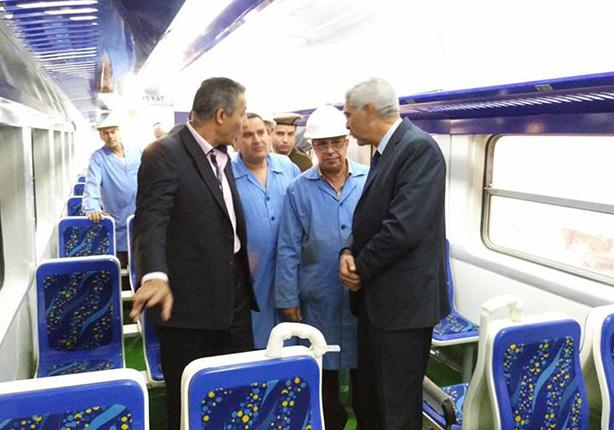 رئيس السكة الحديد يتفقد ورش كوم أبو راضي