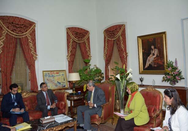 الهلالي الشربيني يلتقى سفير باكستان بالقاهرة (3)