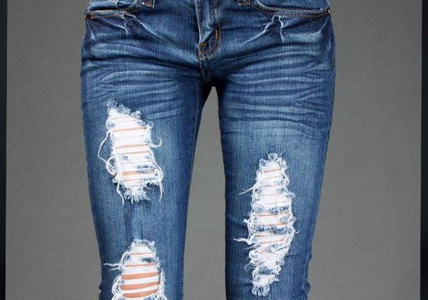 الجينز الممزق