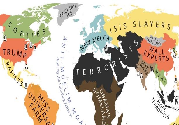 كيف ستكون خريطة العالم وفقا لدونالد ترامب صورة مصراوى