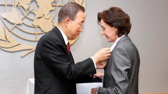 ريما خلف مع الأمين العام للأمم المتحدة السابق