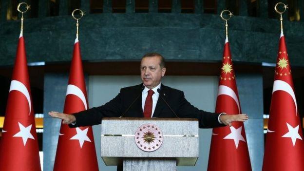 رجب طيب اردوغان الرئيس التركي