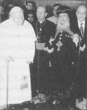 البابا يوحنا بولس الثاني في زيارته لمصر (2)