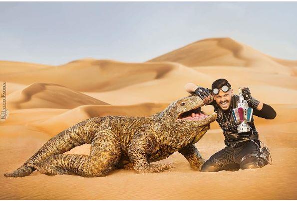 رامز جلال في الصحراء بسبب رامز تحت الأرض