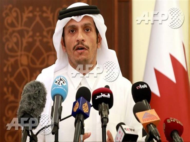 وزير الخارجية القطري محمد بن عبد الرحمن آل ثاني في الدوحة في 25 مايو 2017 (أ ف ب)