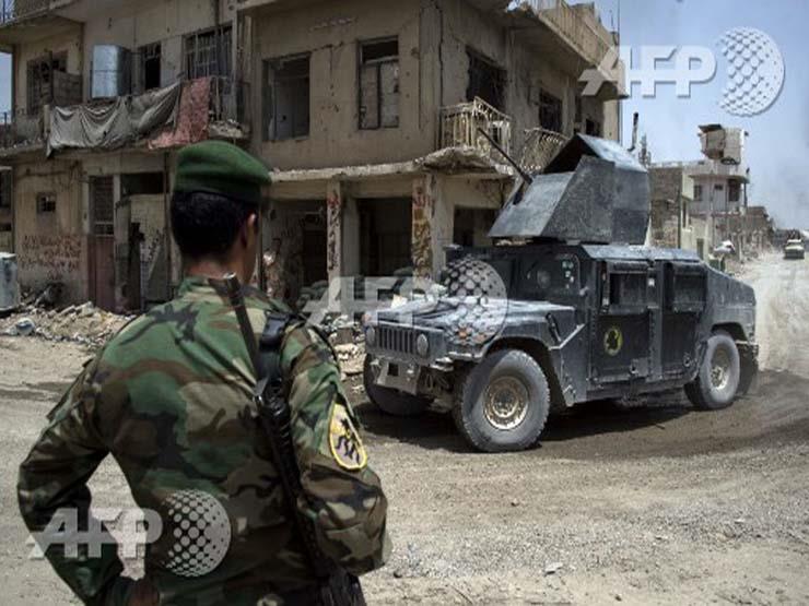 الجيش العراقي يمشط المناطق التى حررها فى الموصل (أ ف ب)
