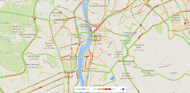 Google-Maps-Live-Traffi-updates-in-Egypt