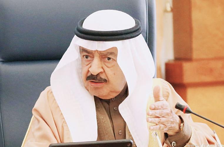 رئيس وزراء مملكة البحرين الأمير خليفة بن سلمان آل خليفة