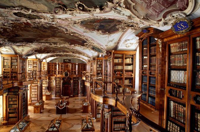 مكتبة القديس جالي بسويسرا