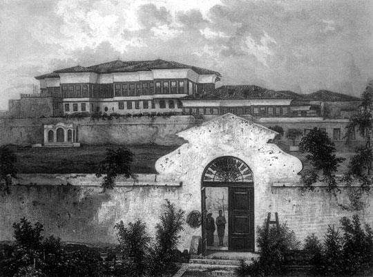 صورة نادرة قصر رأس التين - باب الحريم