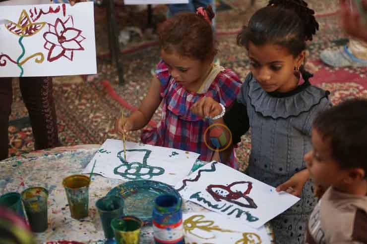 ورش رسم الأطفال في قرية تونس (6)