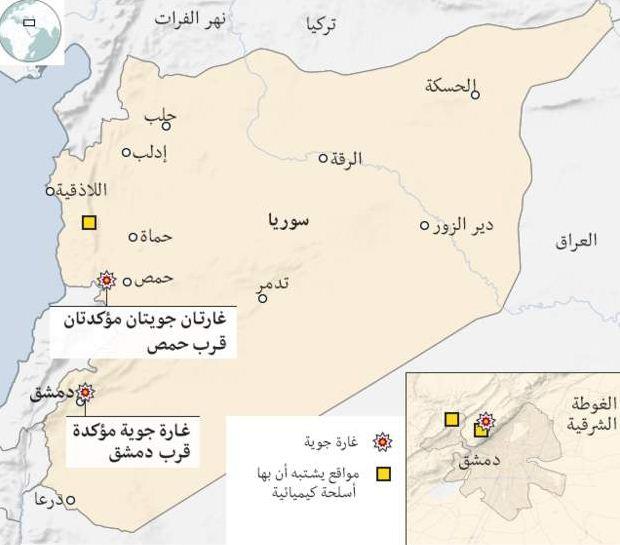 الخريطة السورية