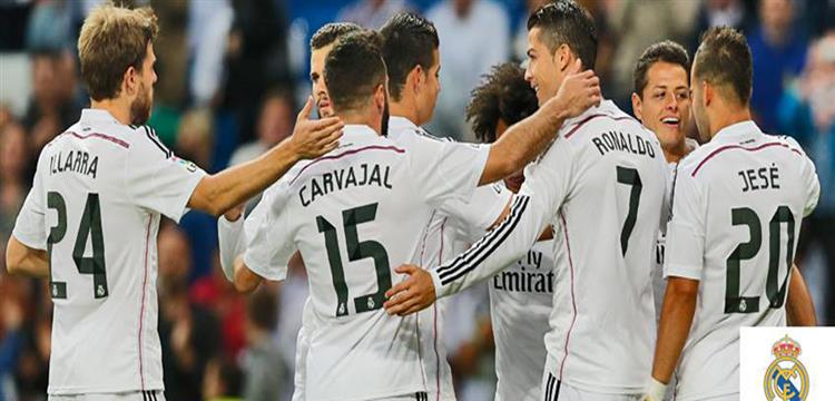 لاعبو فريق ريال مدريد