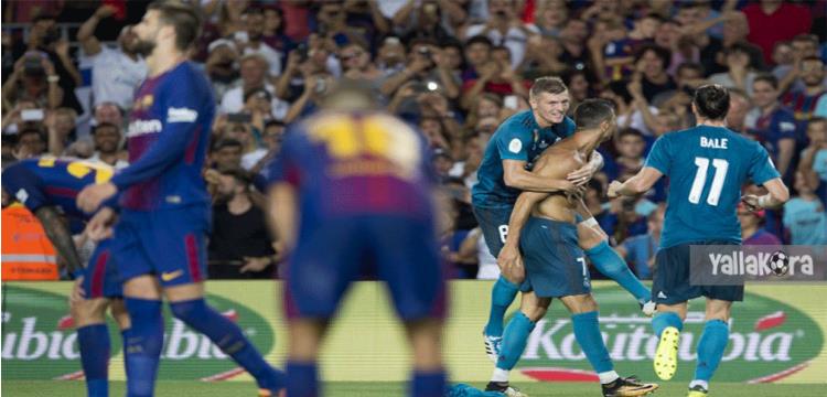 ريال مدريد المنقوص يصعق برشلونة في ملعبه ليضع يداً على السوبر الأسباني ريال مدريد المنقوص يصعق برشلونة في ملعبه ليضع يداً على السوبر الأسباني