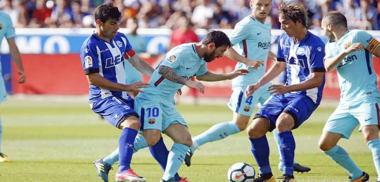 ثنائية ميسي تحقق لبرشلونة فوزاً قيصرياً على ألافيس في الليجا ثنائية ميسي تحقق لبرشلونة فوزاً قيصرياً على ألافيس في الليجا