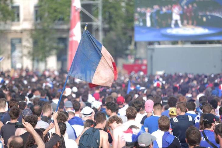 احتفالات فرنسا بالتتويج بكأس العالم 2018