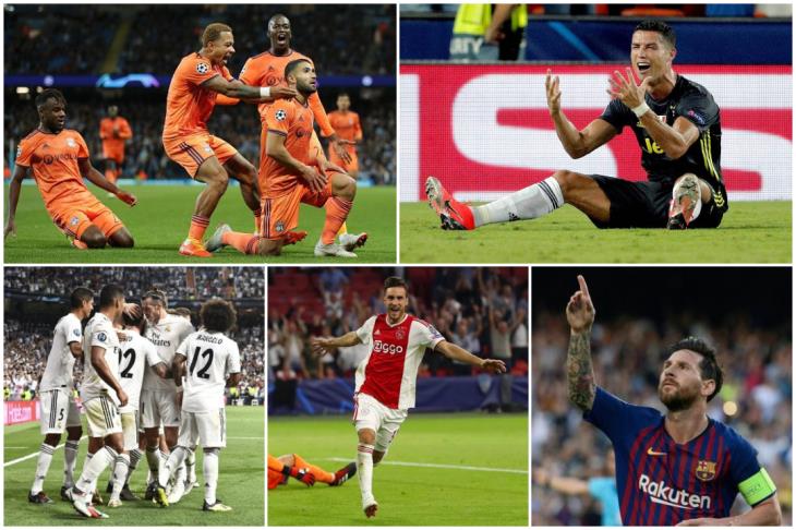 حصاد دوري الأبطال.. الجولة الأولى.. ميسي الأفضل وريال مدريد الأشرس هجوميا