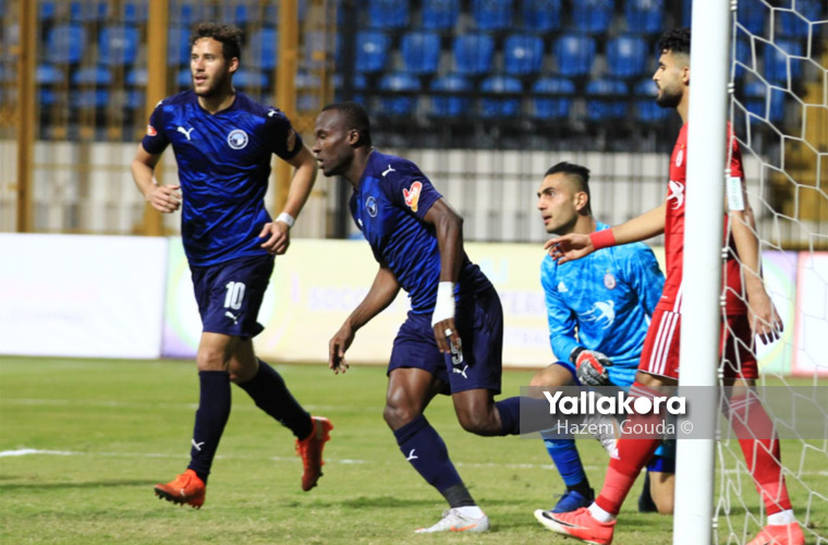 لقطات مباراة الاتحاد الليبي وبيراميدز