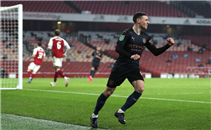 أهداف مباراة ارسنال ومانشستر سيتي